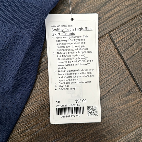 NWT Swiftly Tech High Rise Tennis Skirt - Picture 2 of 2